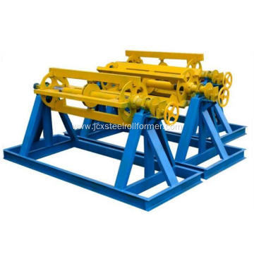 Material decoiler for roll forming machine